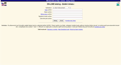 Desktop Screenshot of knihovna.rajecjestrebi.cz